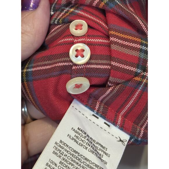 Ralph Lauren Shirt Men's Button Up Red Plaid Green Pony Classic Preppy | XL EUC - Picture 9 of 13